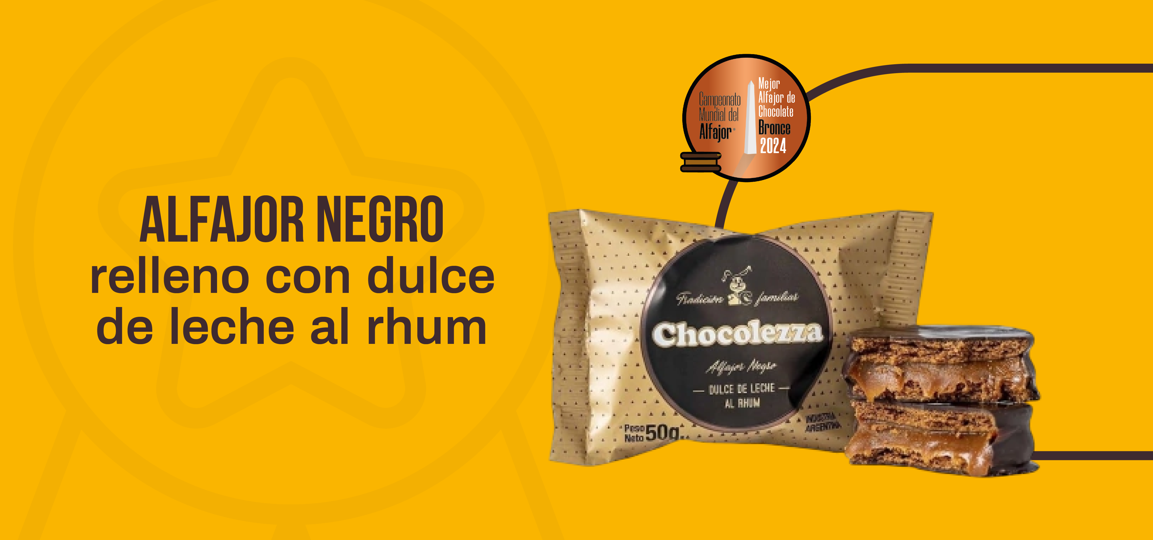 Alfajor Negro rhum